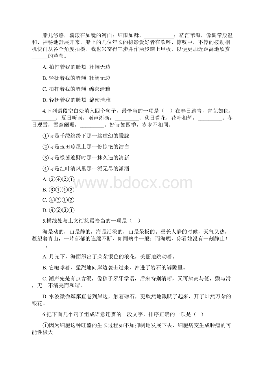 中考语文专题练习语言运用.docx_第2页