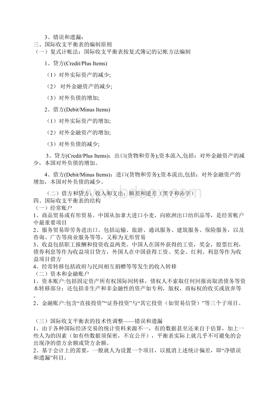 国际金融 知识要点剖析.docx_第3页