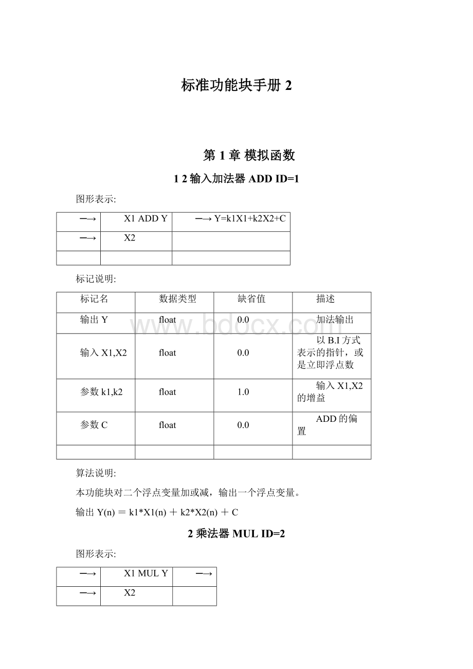 标准功能块手册2Word格式文档下载.docx