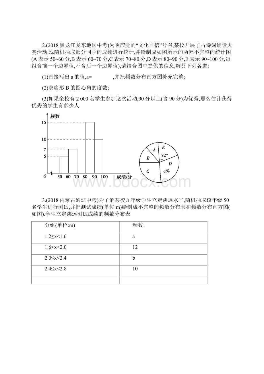 春人教版七年级数学下册课时训练从统计图表中获取信息专项.docx_第2页