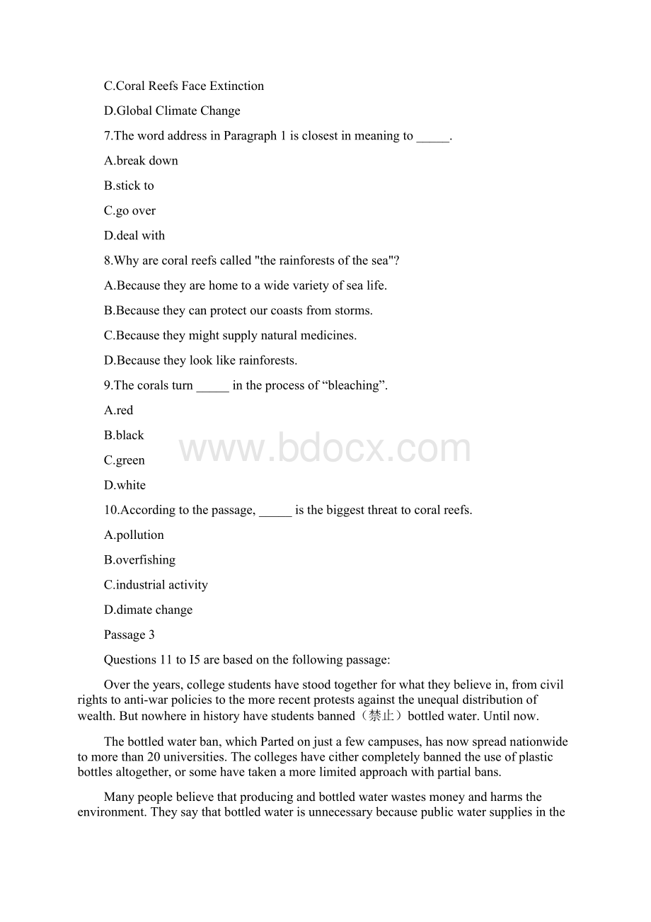 北京地区成人本科学士学位英语统一考试真题与答案.docx_第3页