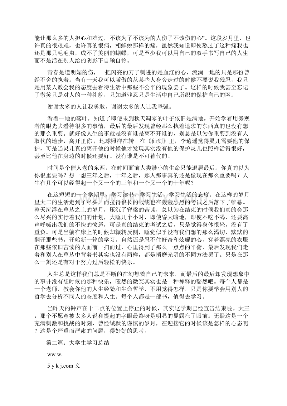 某学生学习总结精选多篇.docx_第2页