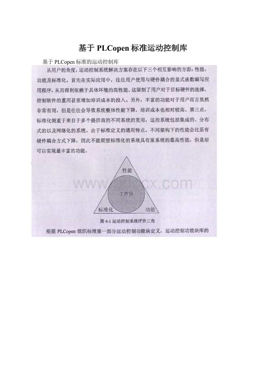 基于PLCopen标准运动控制库Word文档格式.docx_第1页