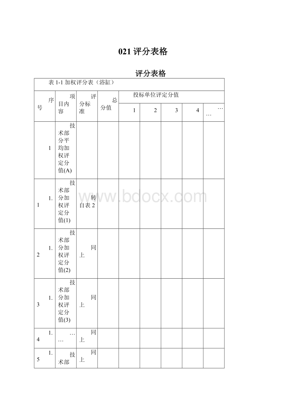 021评分表格Word格式.docx_第1页