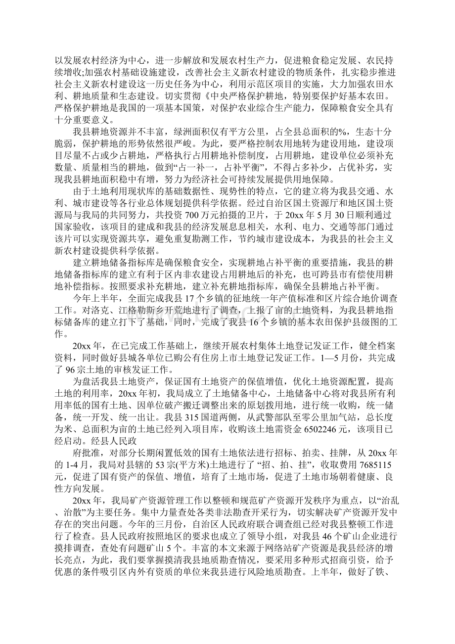 国土个人工作总结XX.docx_第2页