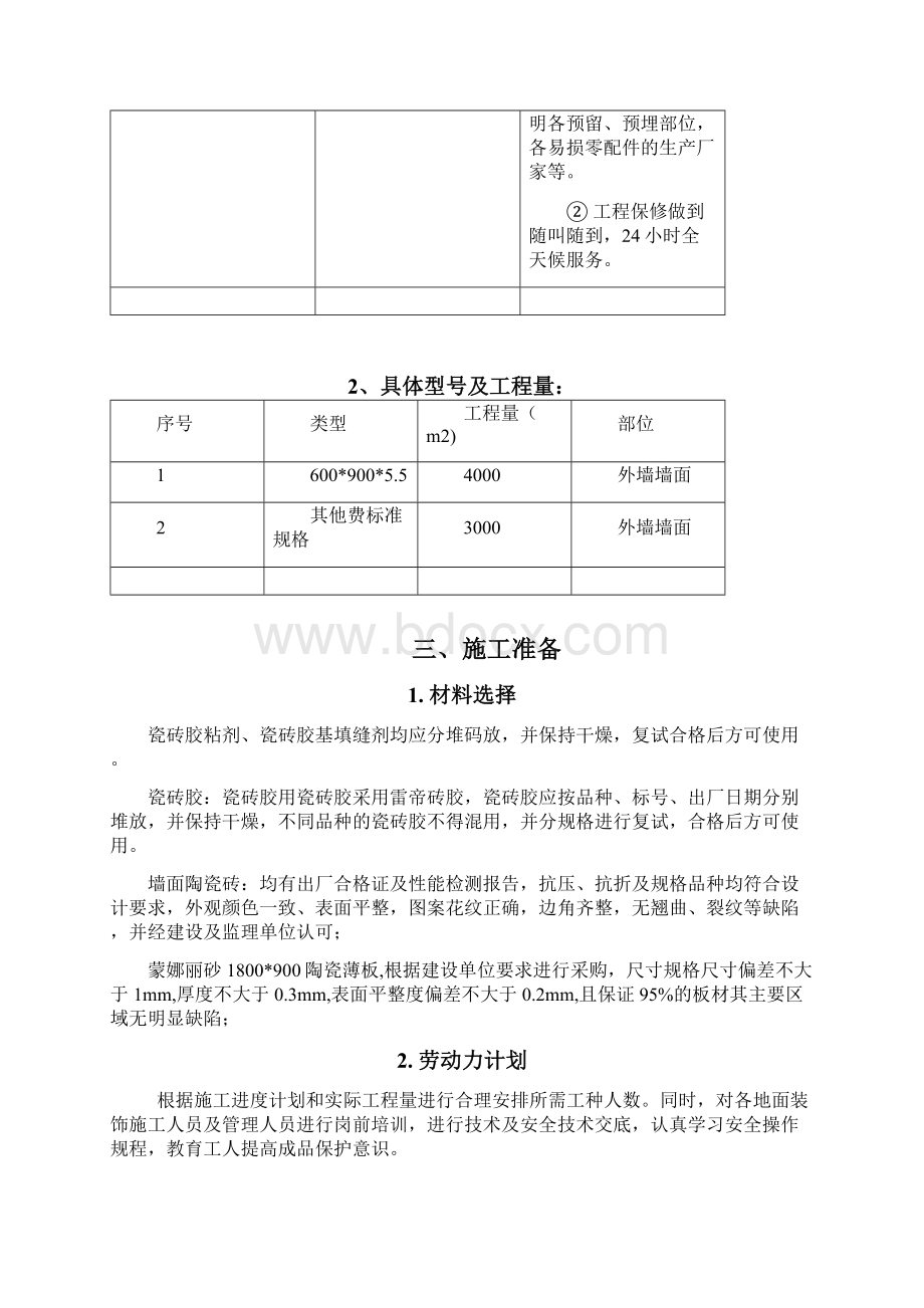 陶瓷薄板粘贴施工方案分析.docx_第3页