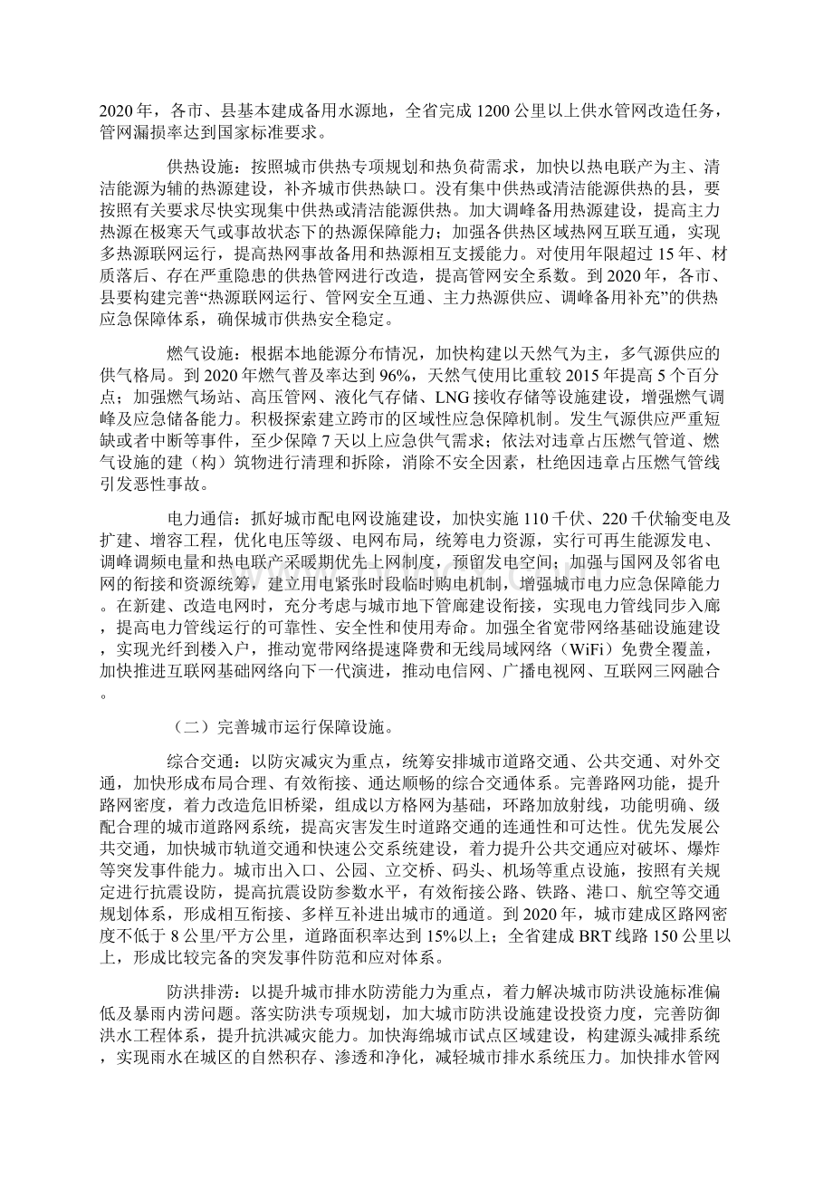 关于加强城市运行管理提高应对突发事件能力的意见文档格式.docx_第2页