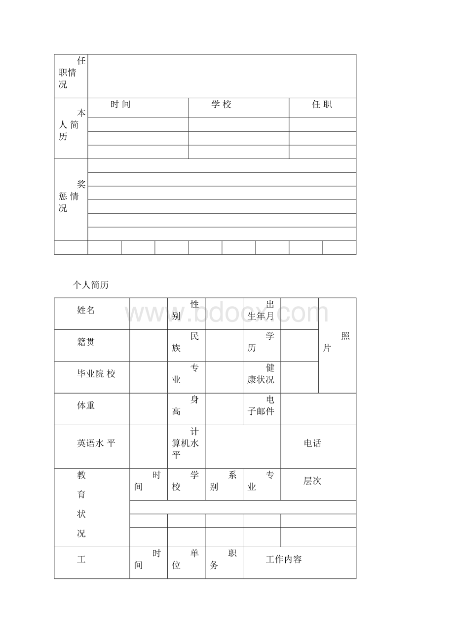 一份完整的简历模板.docx_第3页