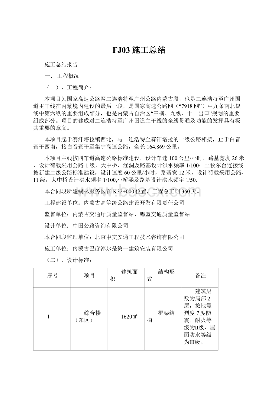 FJ03施工总结Word文件下载.docx