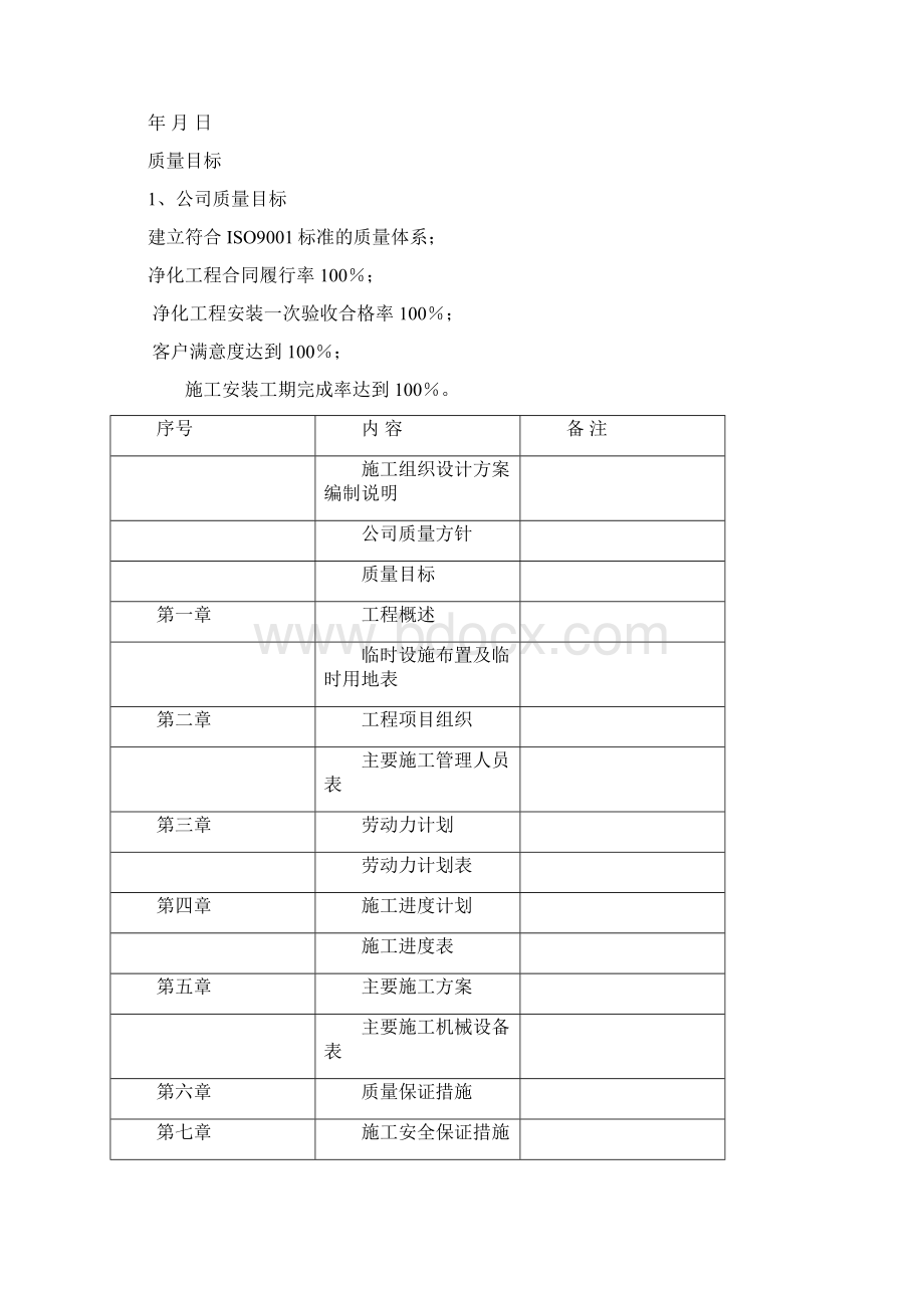 净化工程施工组织设计方案.docx_第2页