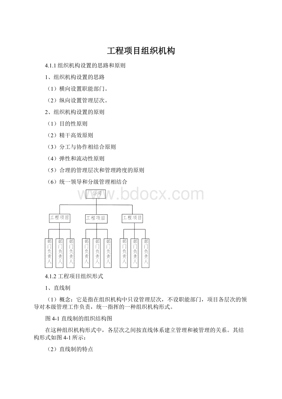 工程项目组织机构.docx_第1页