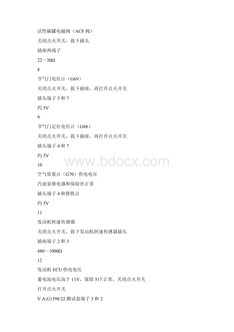 桑塔纳GSi型轿车AJR型发动机电控系统的结构与维修Word文档格式.docx_第2页