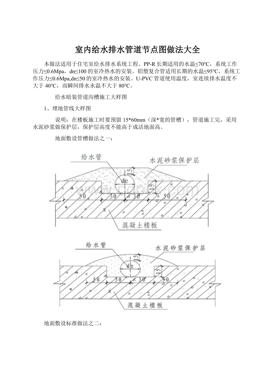 室内给水排水管道节点图做法大全.docx_第1页