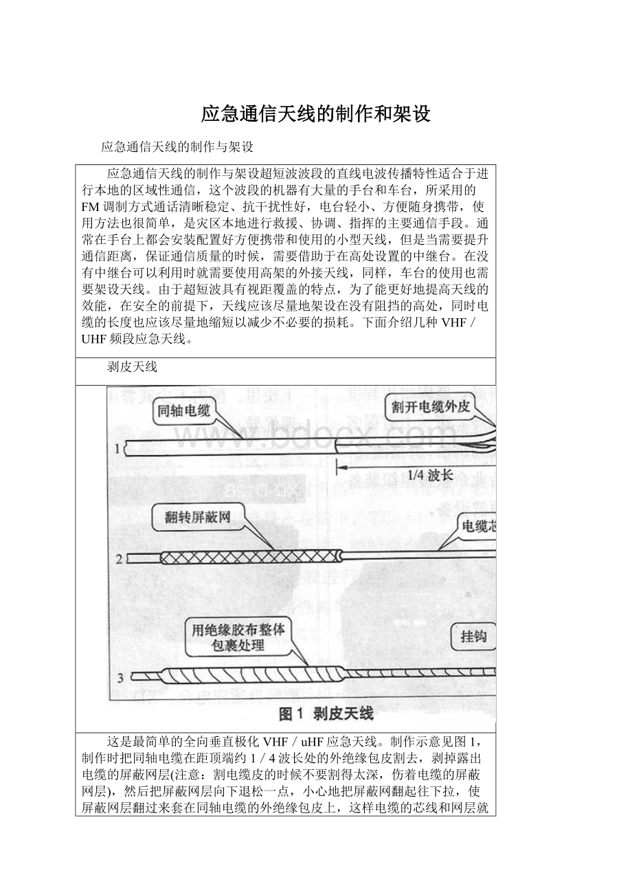 应急通信天线的制作和架设.docx