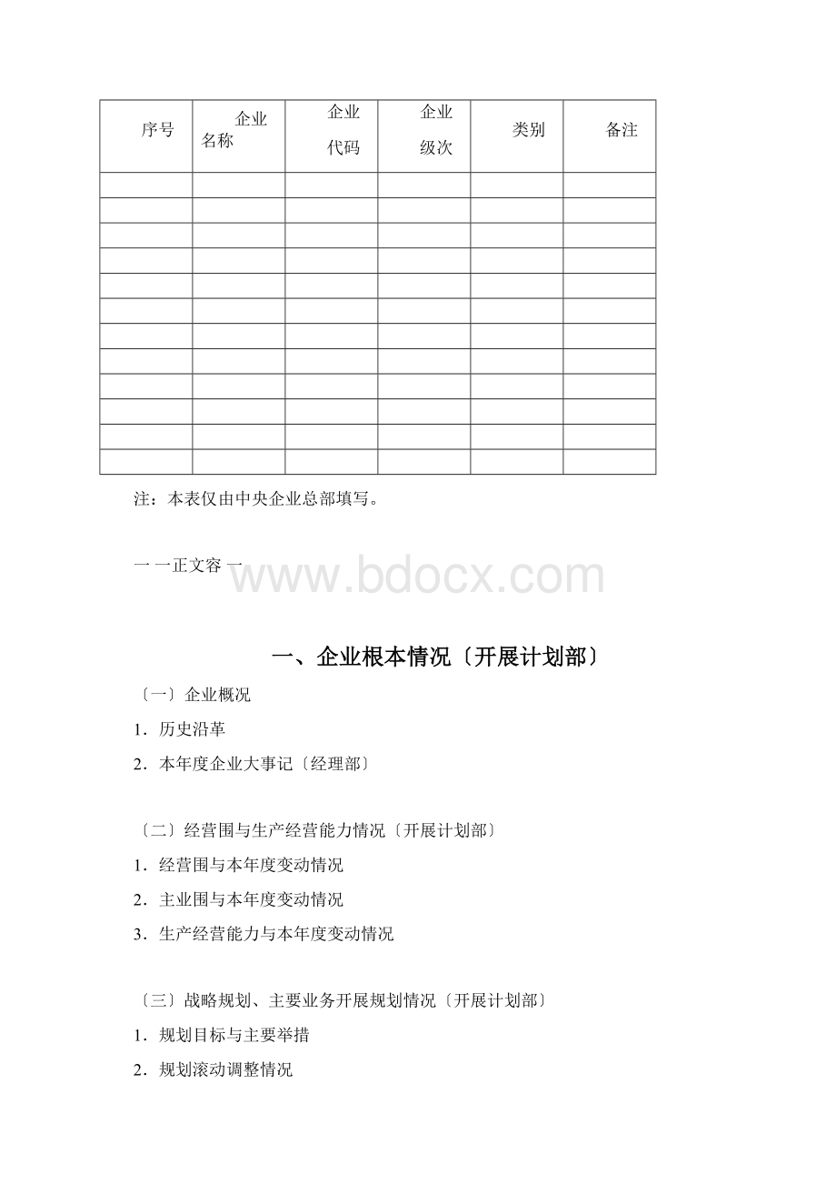 企业年度报告模板.docx_第3页