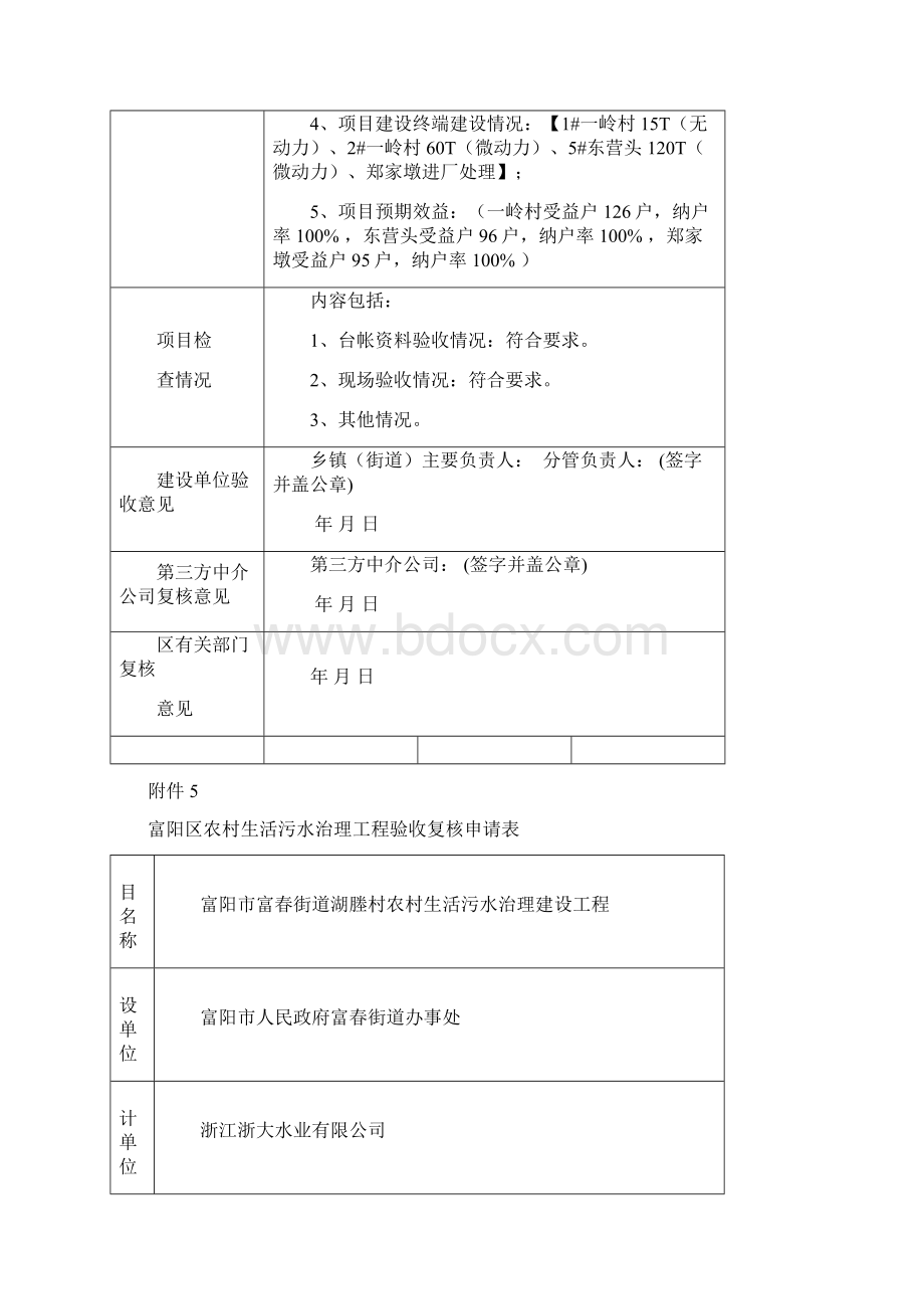 农村污水工程竣工验收Word格式.docx_第3页