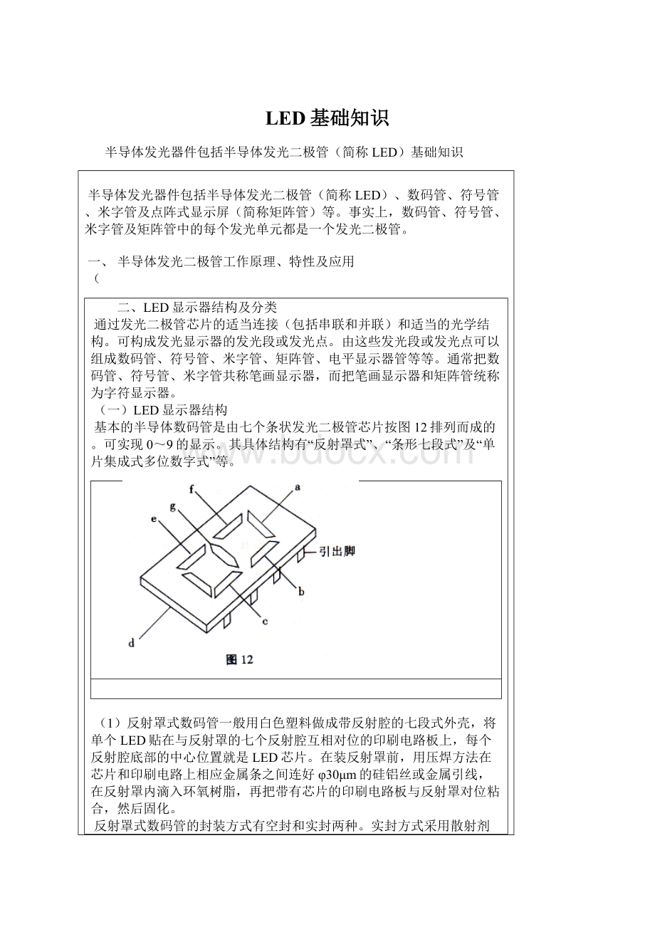 LED基础知识Word下载.docx