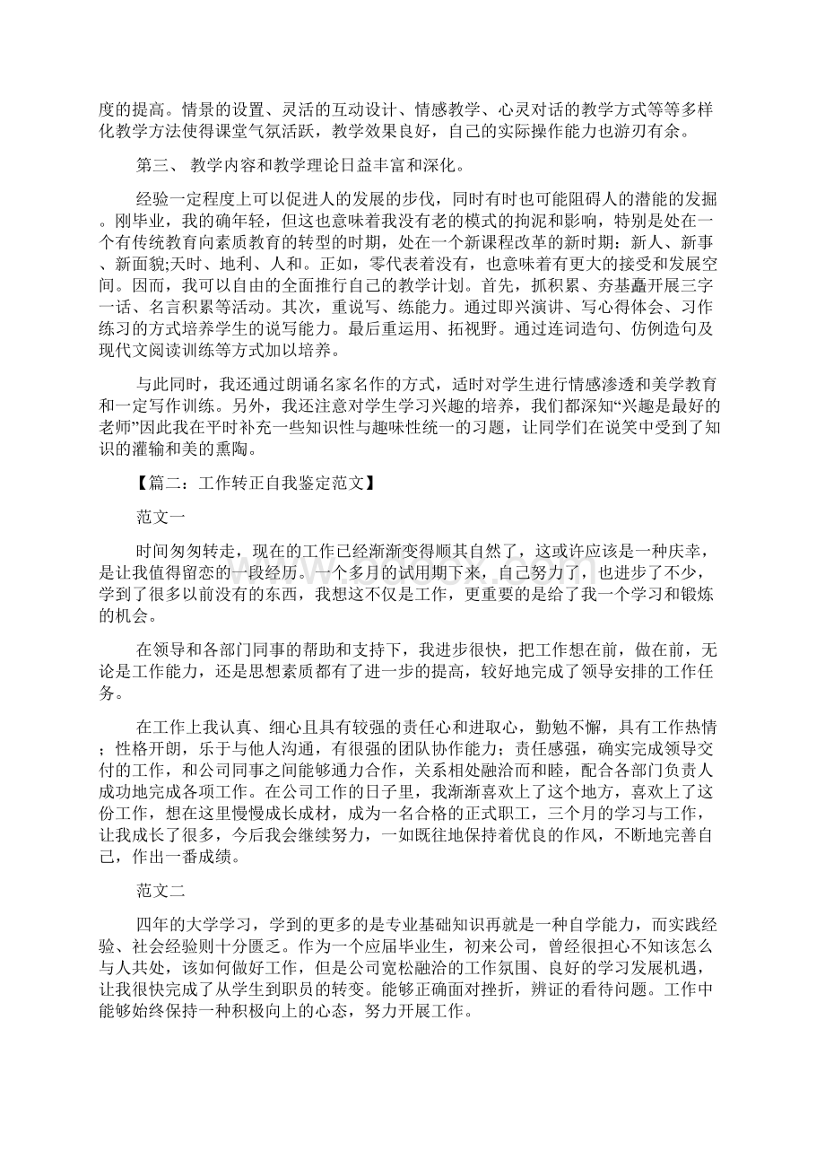 转正考核自我评价文档格式.docx_第2页