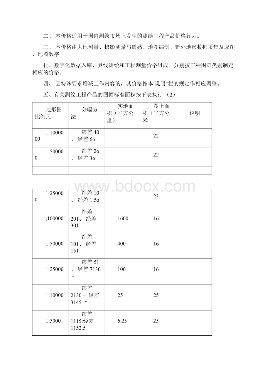 《测绘工程产品价格》国测财字3号国家测绘局1文档格式.docx_第3页