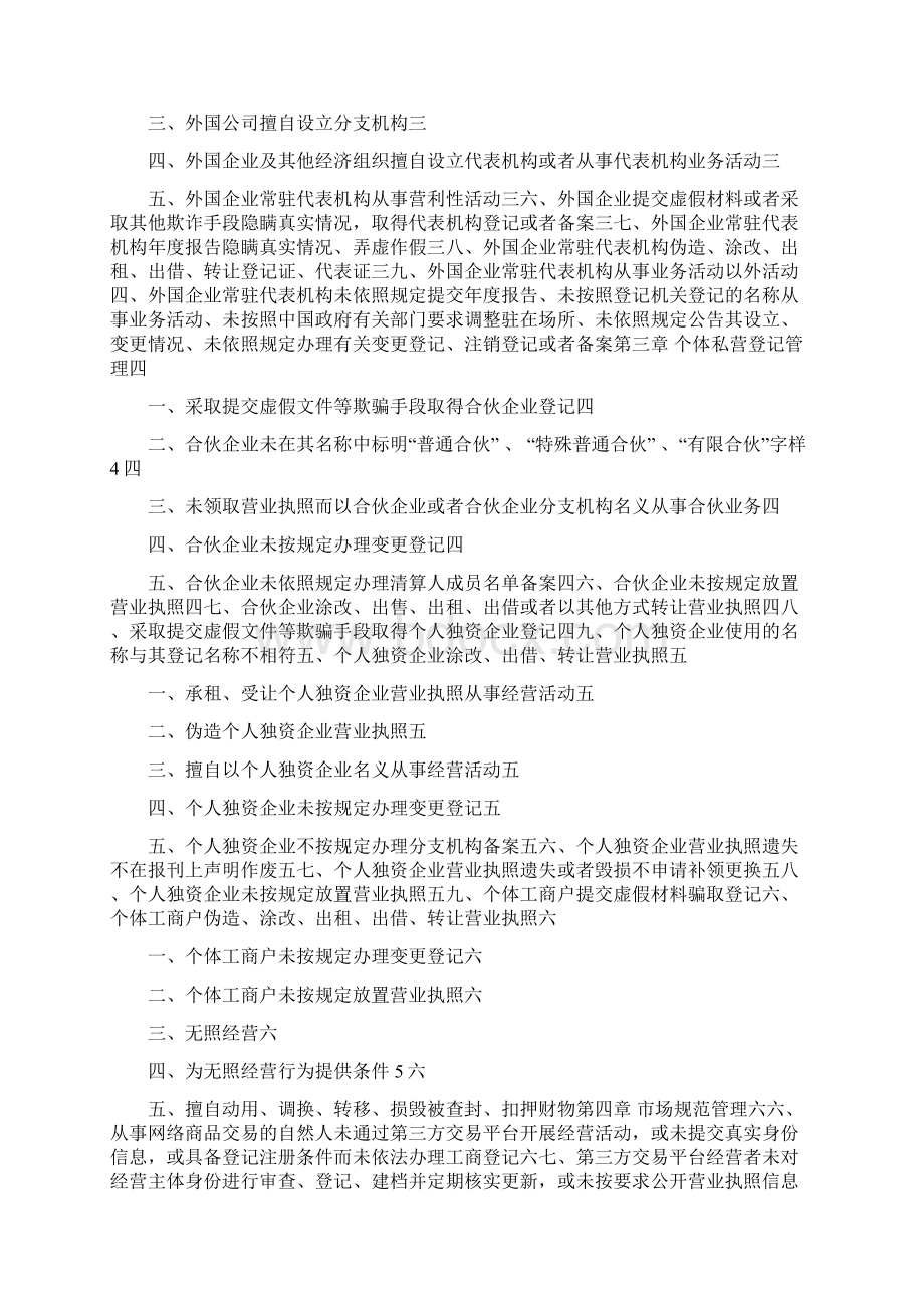 山东省工商行政管理系统行政处罚裁量参考基准1Word下载.docx_第2页