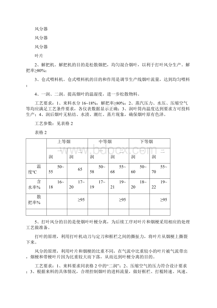 卷烟厂制丝工艺Word文档格式.docx_第3页