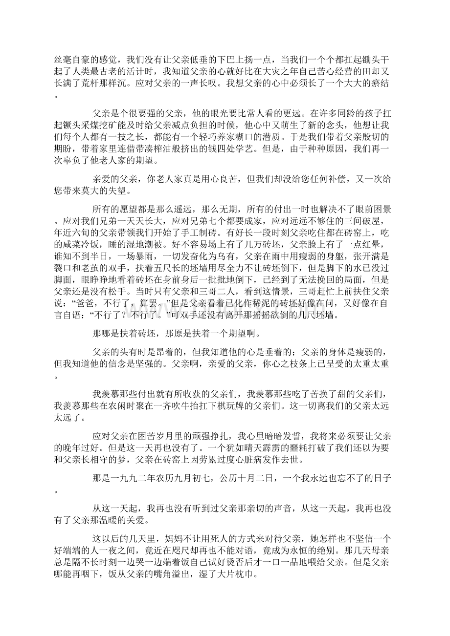 怀念爸爸Word格式文档下载.docx_第3页