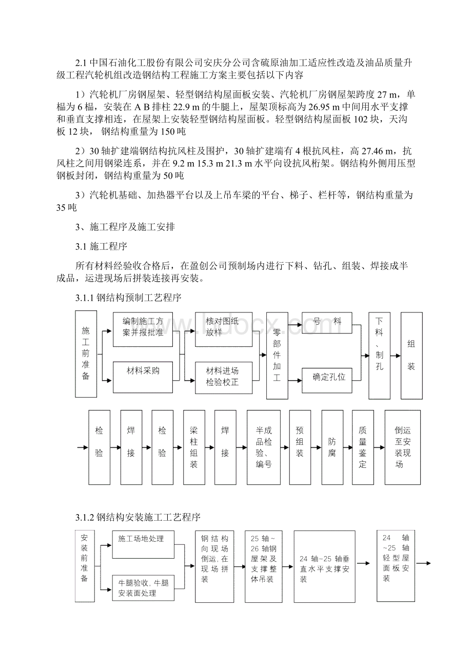 电厂钢结构施工方案Word格式文档下载.docx_第2页