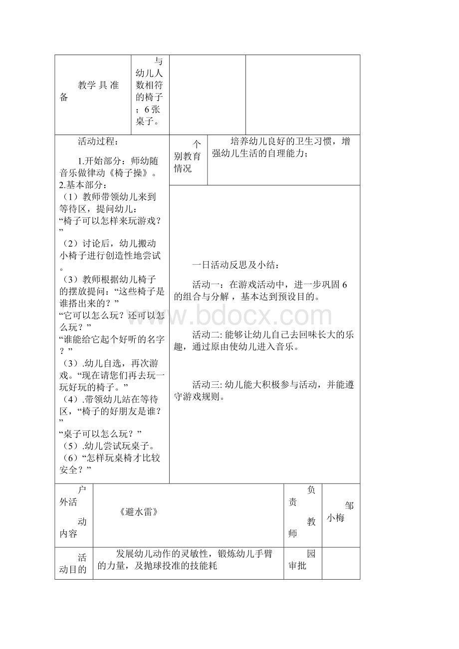 坑头幼儿园学年第一学期大一班备课第6周Word文档格式.docx_第3页