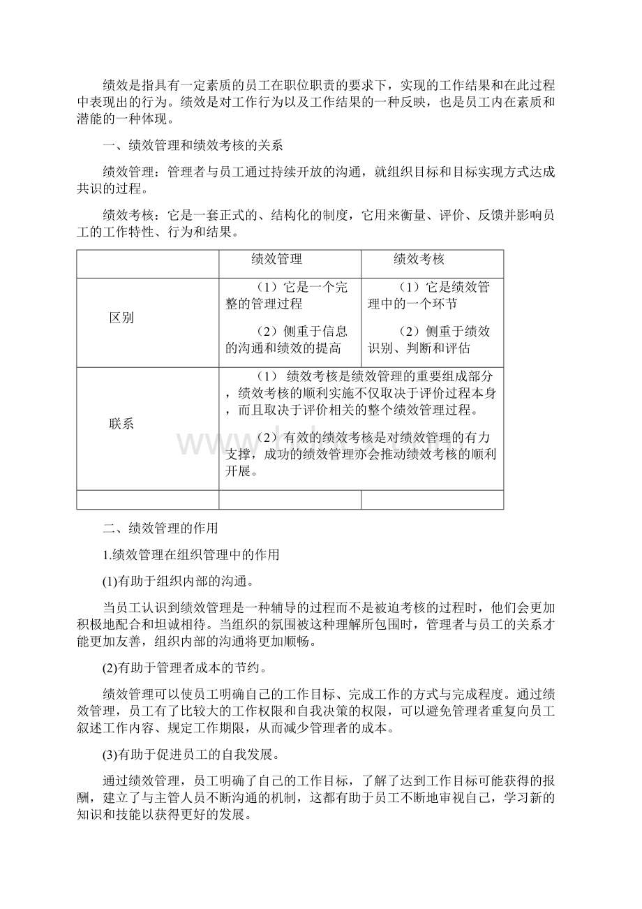 中级经济师人力精讲班赵照24第七章绩效管理第一节绩效管理概述及第二节绩效计划与绩效监控Word文件下载.docx_第2页