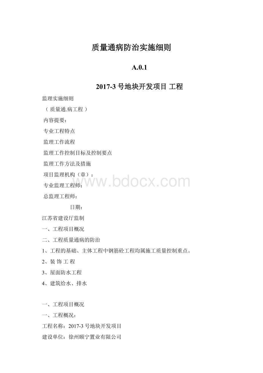 质量通病防治实施细则.docx