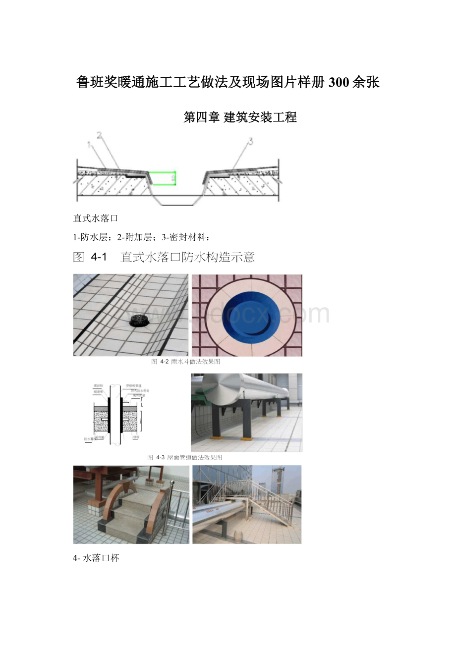 鲁班奖暖通施工工艺做法及现场图片样册300余张Word格式.docx_第1页