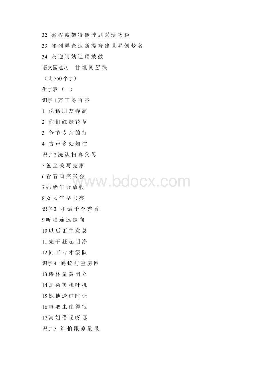 一年级下册全部生字.docx_第3页