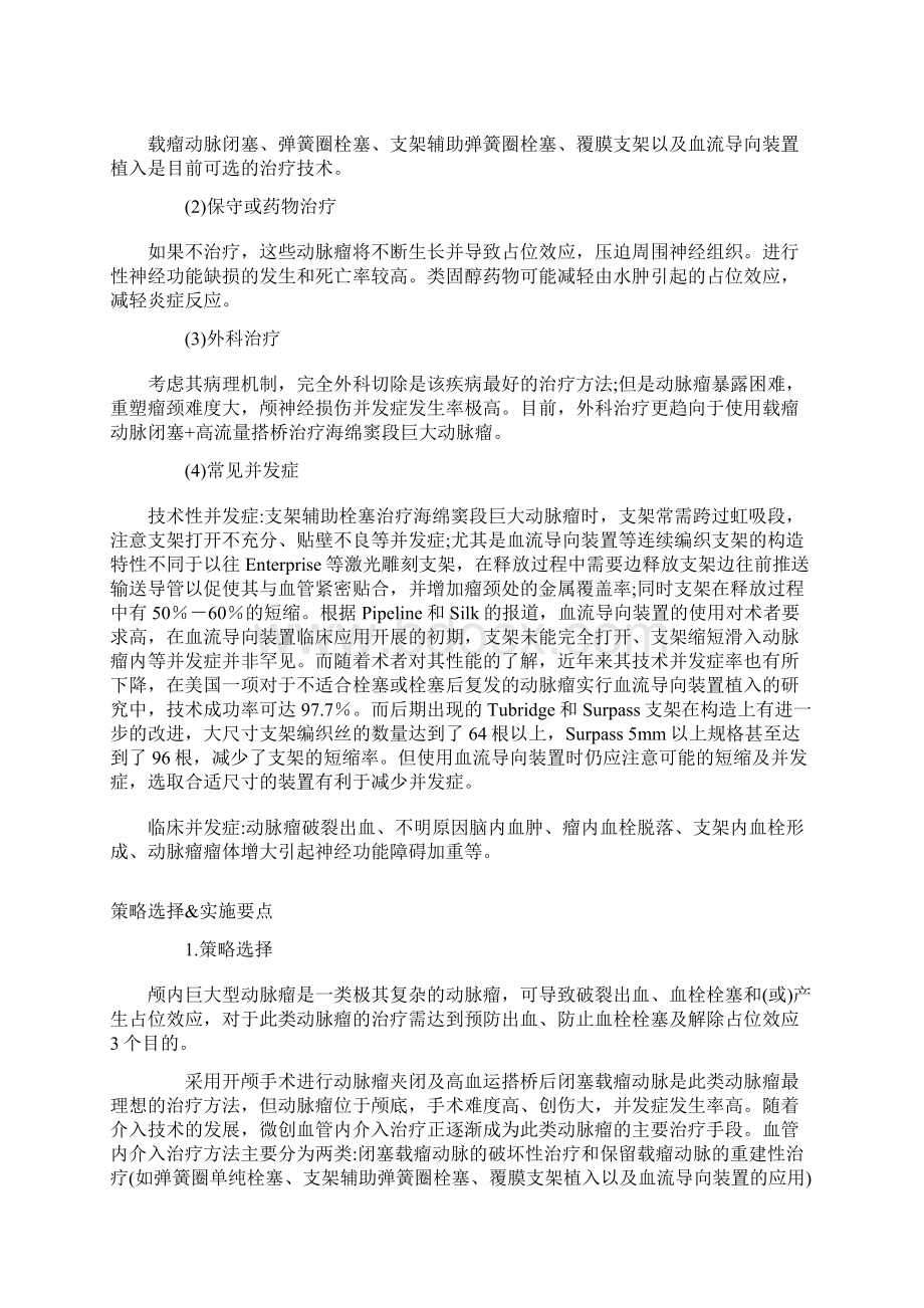 颈内动脉海绵窦段巨大动脉瘤治疗病例讨论策略选择及实施要点全文.docx_第2页