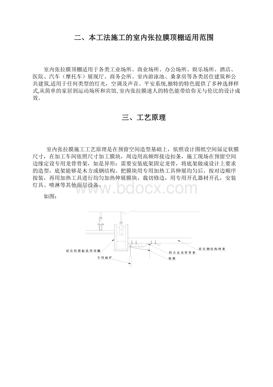 室内张拉膜吊顶工法.docx_第2页