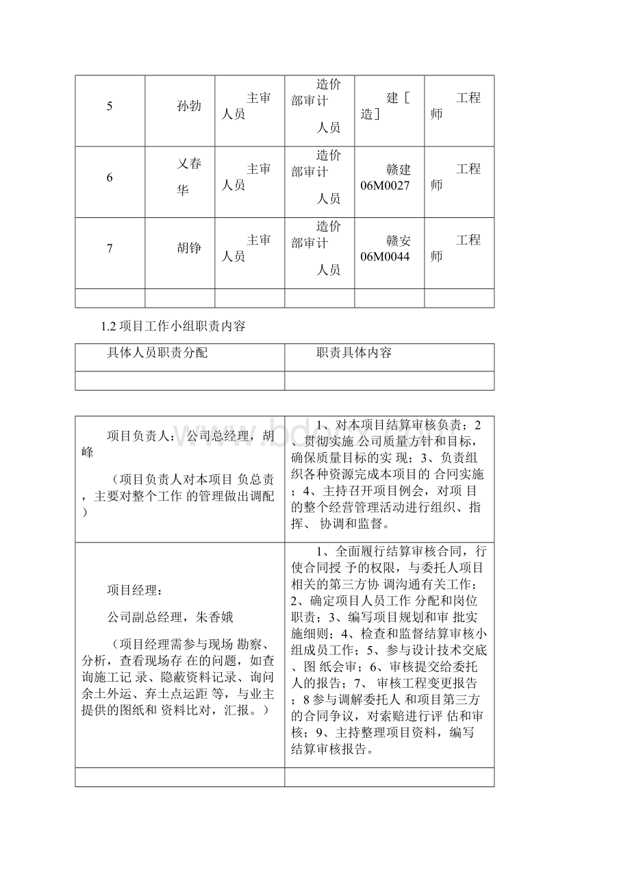 工程结算审计质量标准及控制措施Word下载.docx_第2页