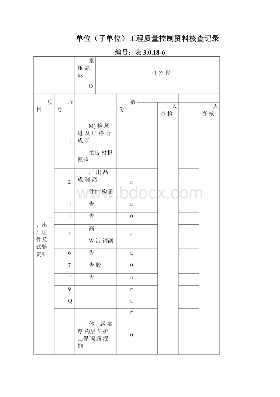 110kV高压室GIS设备基础单位工程质量验收记录.docx_第3页