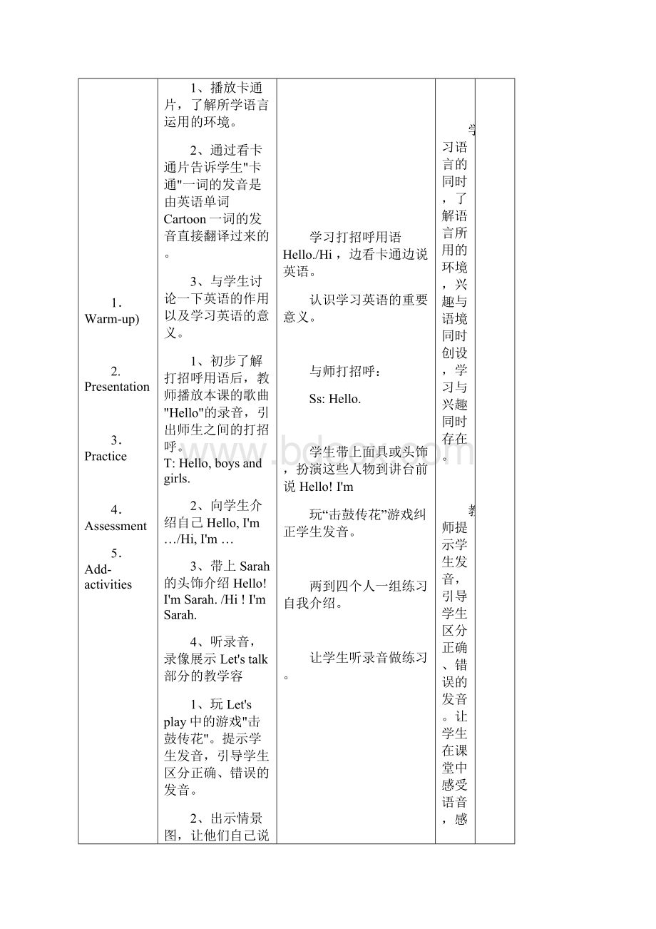 pep小学英语三年级上册表格全教案设计.docx_第3页