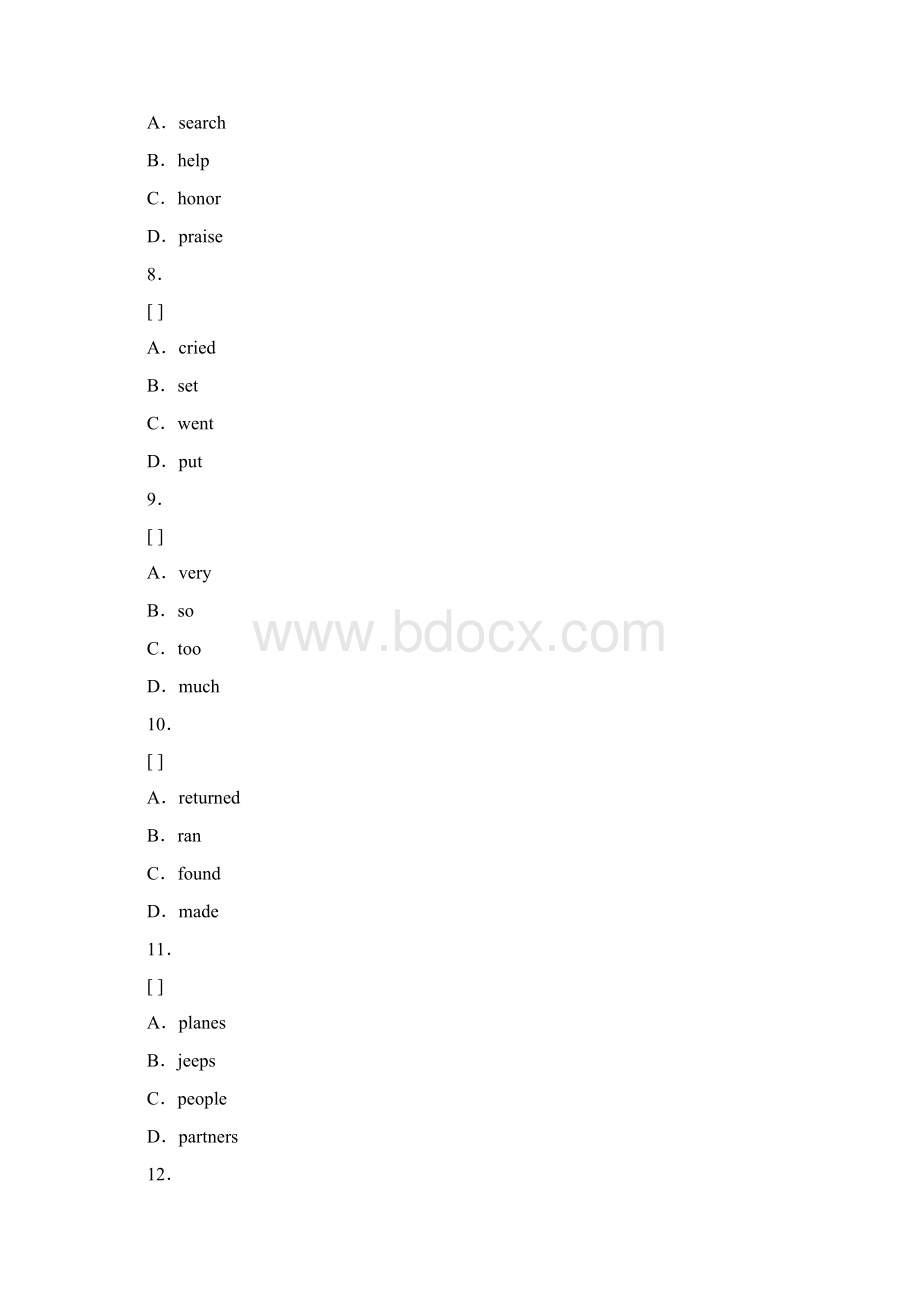 完形填空能力强化训练二及答案.docx_第3页