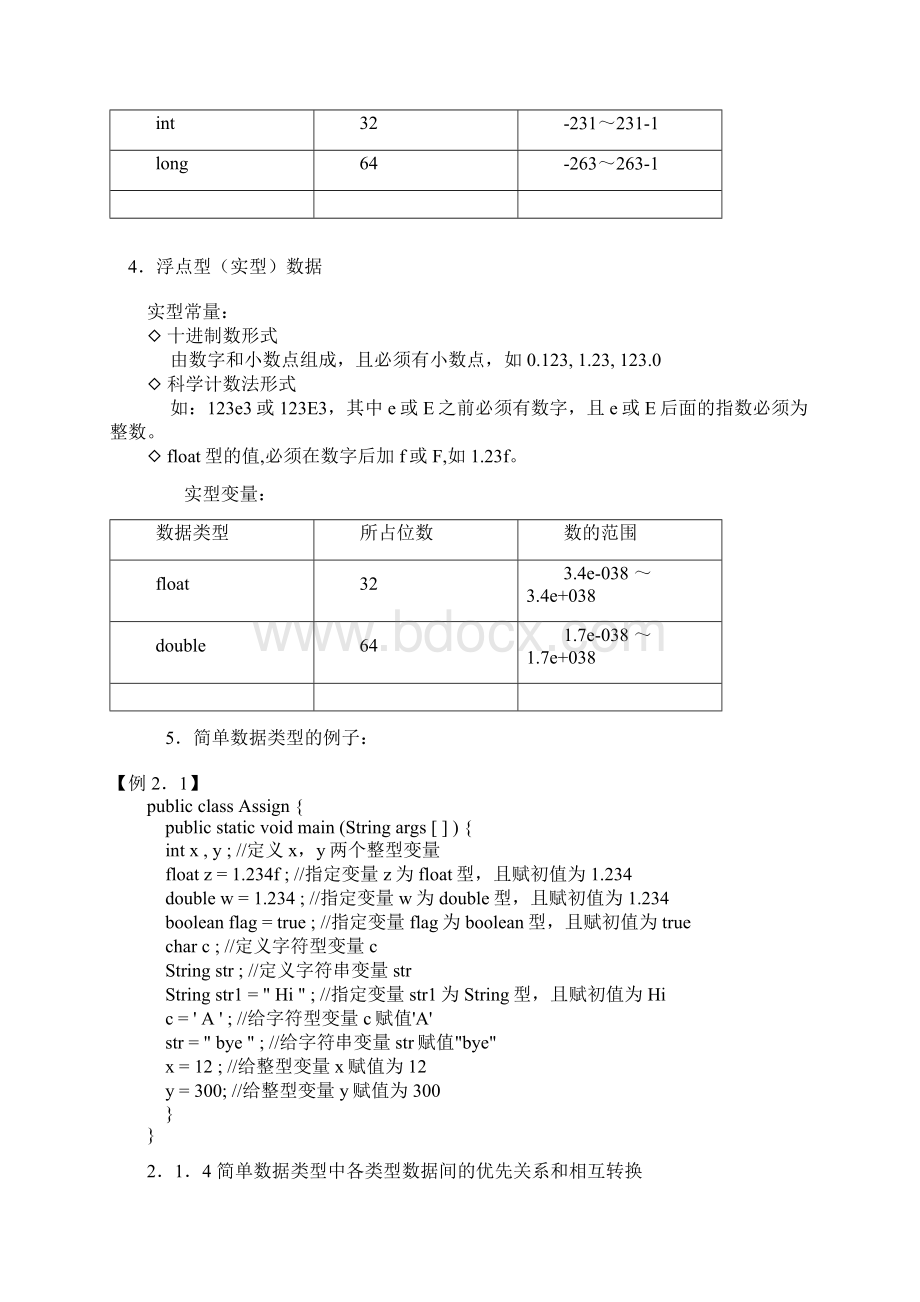 JAVA教程第二讲Java语言基础知识.docx_第3页