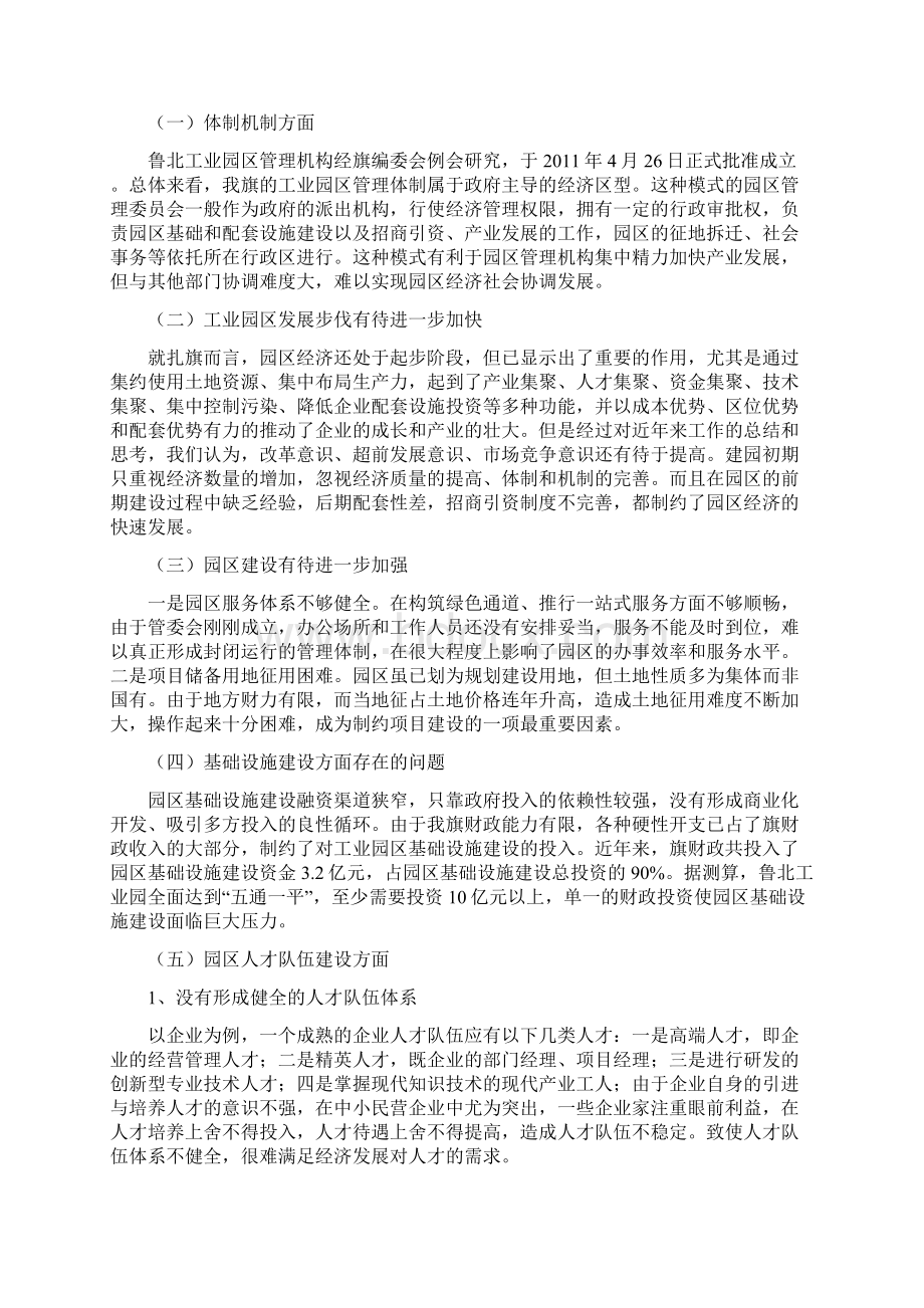 关于鲁北工业园区发展情况的汇报.docx_第3页