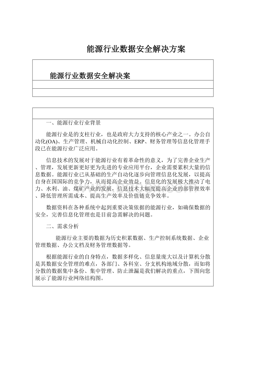 能源行业数据安全解决方案.docx_第1页