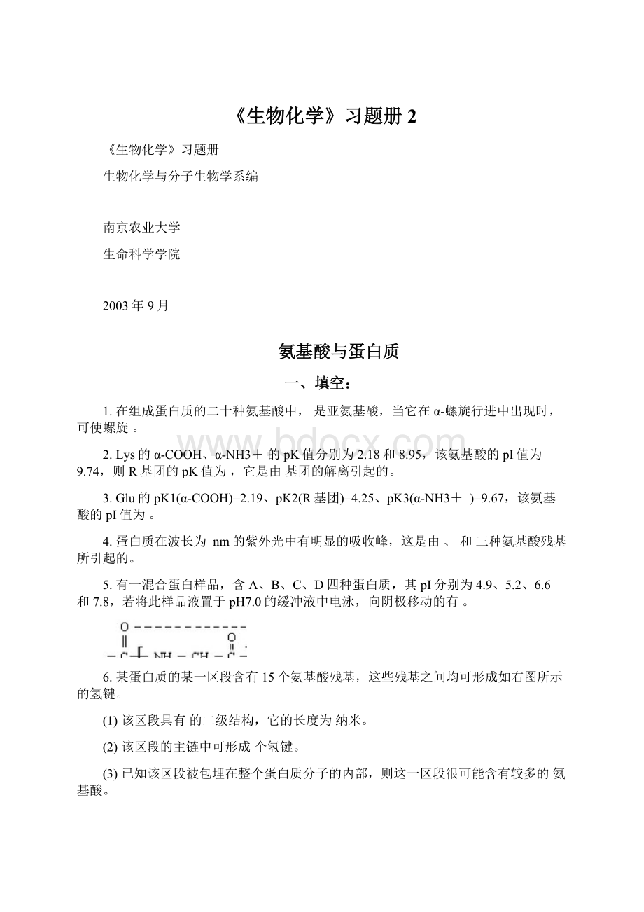 《生物化学》习题册2Word文件下载.docx