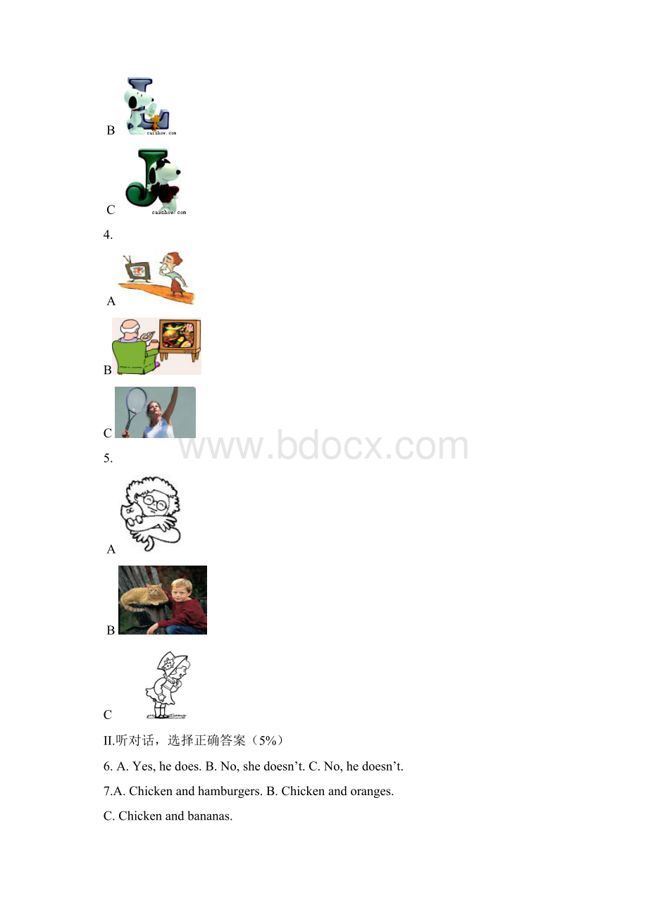 七年级英语上册期中考试检测卷 外研版本答案4Word格式文档下载.docx_第2页