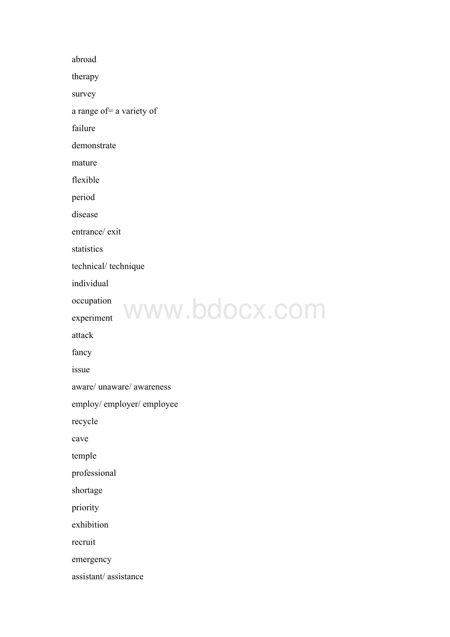 雅思听力高频基础词汇更新版.docx_第3页