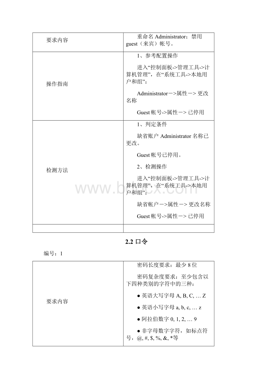 Windows 安全配置规范模板Word文档下载推荐.docx_第3页