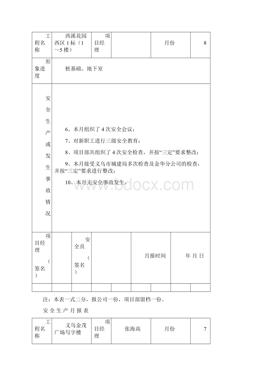 安全生产月报表.docx_第3页