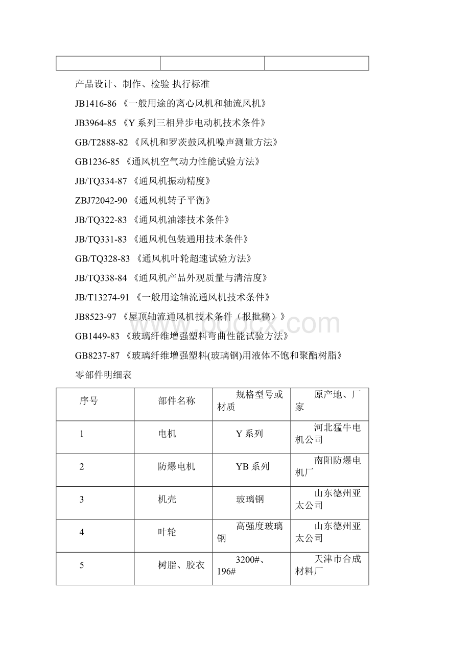 轴流式屋顶风机产品设计制作检验 执行标准.docx_第2页