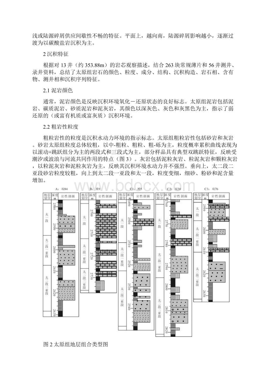 碎屑岩碳酸盐岩混合地层沉积特征与演化以神木气田太原组为例Word文件下载.docx_第3页