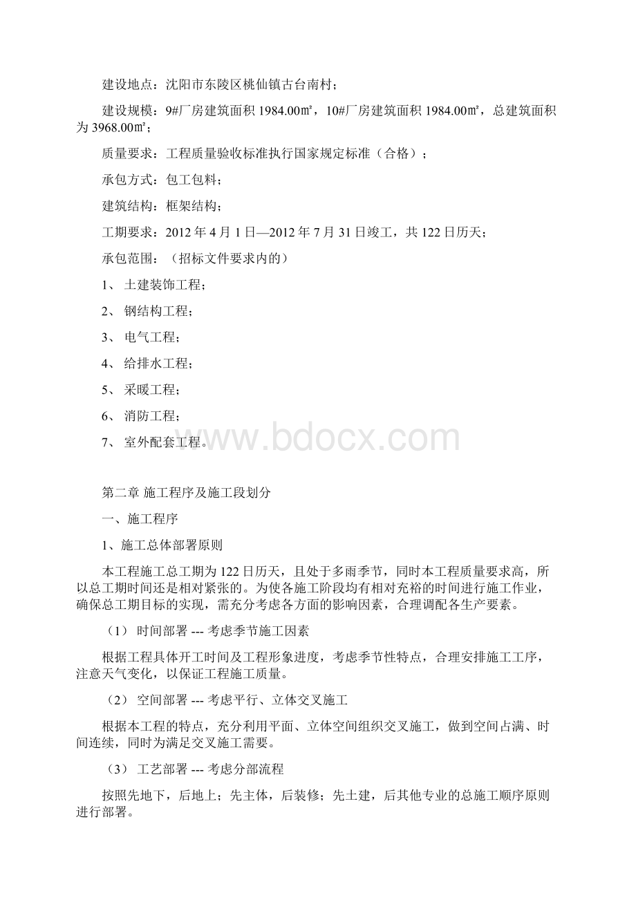 鞋业工业园厂房施工组织设计Word文件下载.docx_第2页