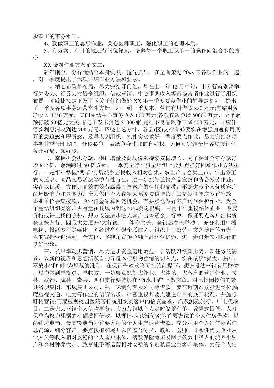 金融个人工作计划.docx_第2页